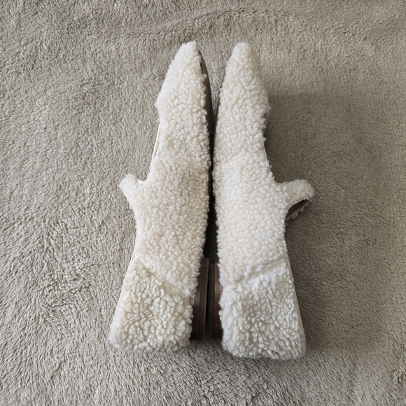 Sam Edelman Michaela Mary Jane Sherpa Flats Nature Mist Size 9 - Picture 9 of 12
